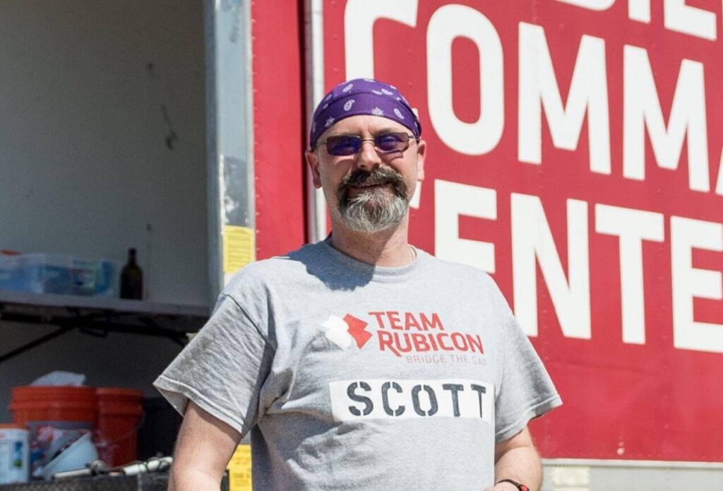 Operation Moonshot is Scott's third deployment with Team Rubicon. 