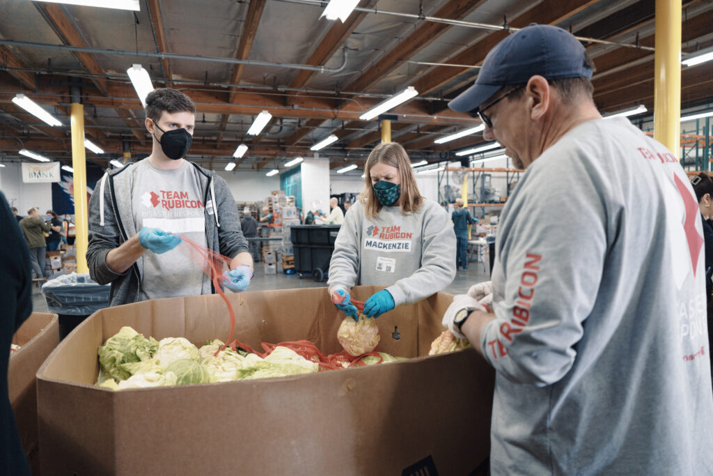 food bank volunteers