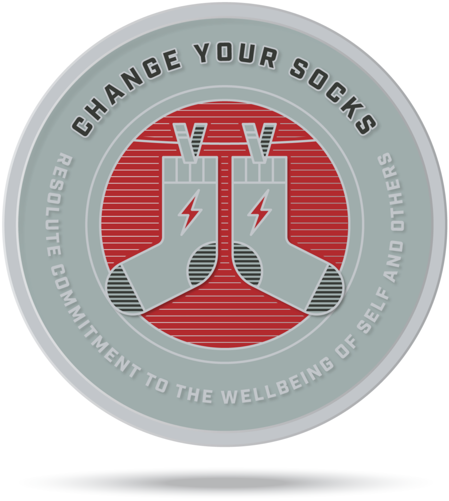 change your socks culture coin