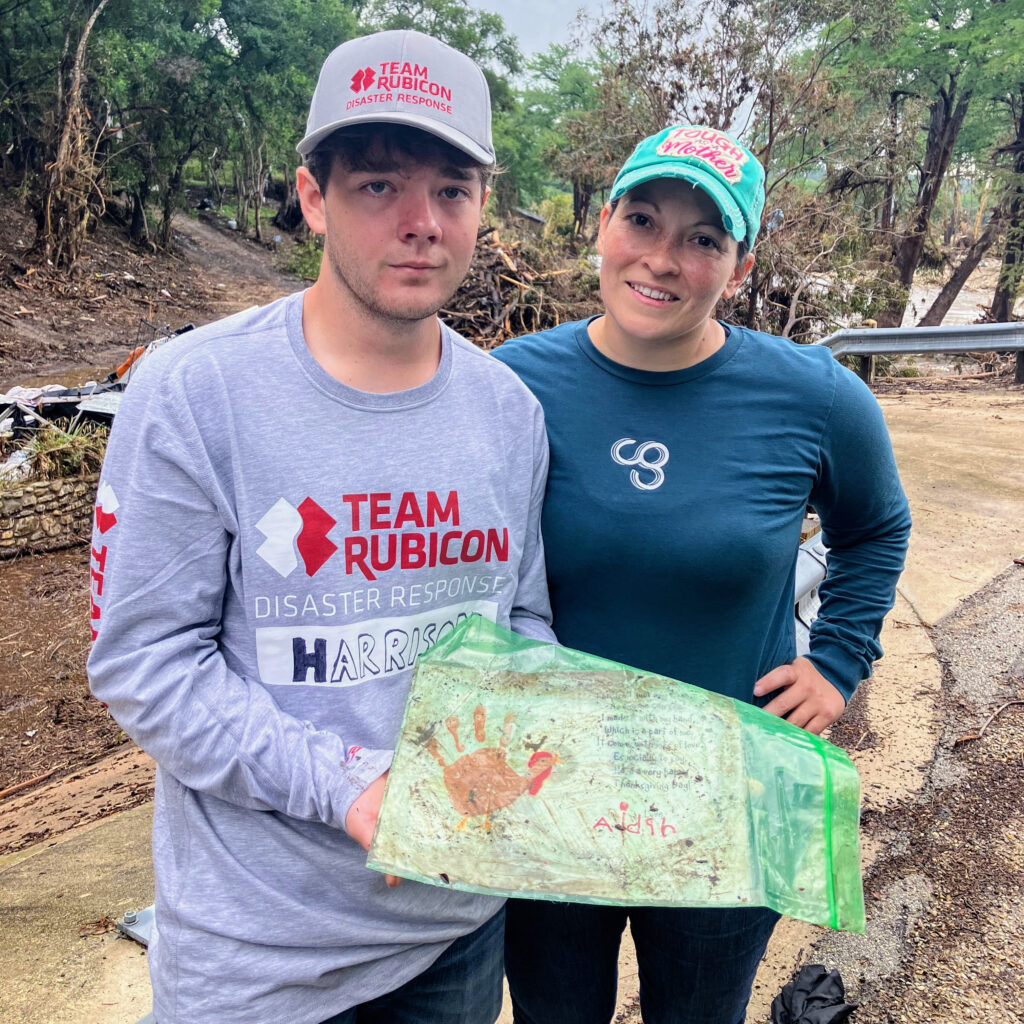 the artwork found after the Guadalupe River flood