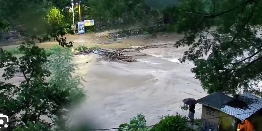 flooding image that used geospatial intelligence for humanitarian aid